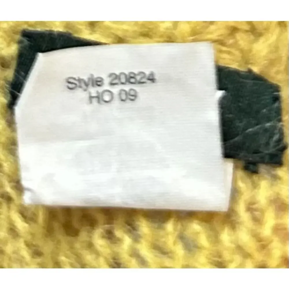 J. Crew Wool Mohair Dolce Shawl Collar Popover Sweater Yellow 20824 Size XS